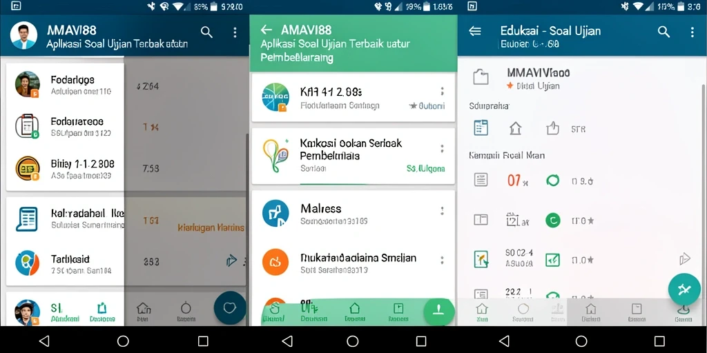 Tampilan antarmuka aplikasi AMAVI88 yang mudah digunakan.