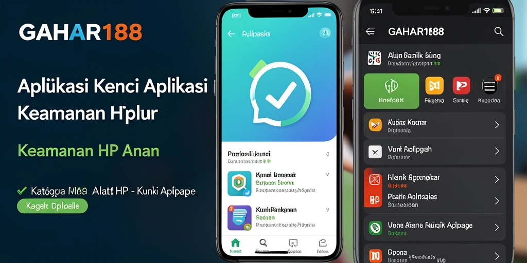 Tampilan antarmuka GAHAR188 yang modern dan fungsional untuk kunci aplikasi.